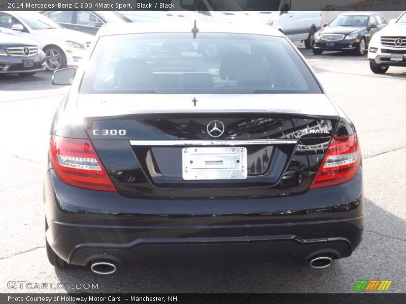 Black / Black 2014 Mercedes-Benz C 300 4Matic Sport