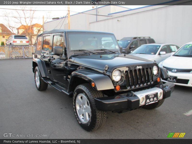Black / Dark Slate Gray/Medium Slate Gray 2010 Jeep Wrangler Unlimited Sahara 4x4
