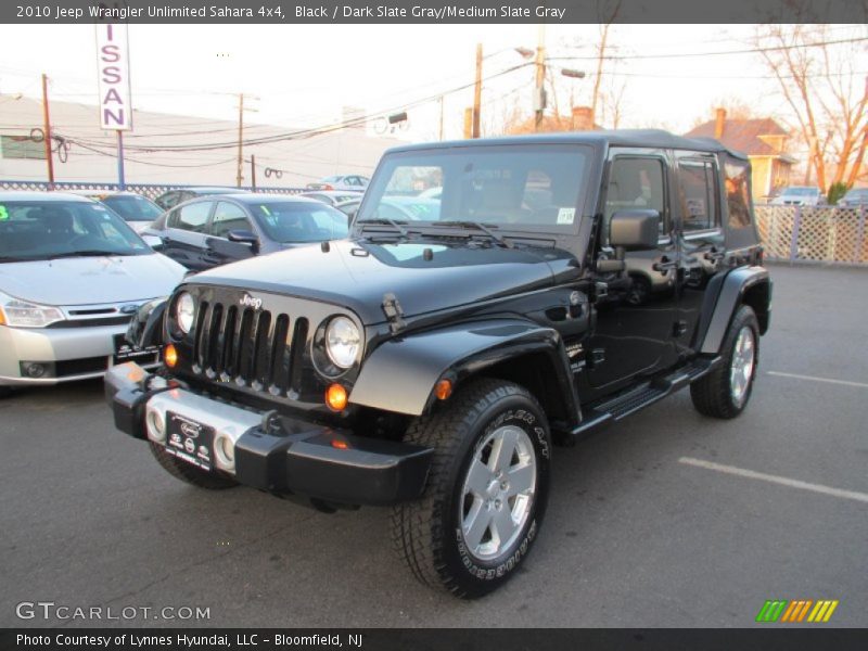 Black / Dark Slate Gray/Medium Slate Gray 2010 Jeep Wrangler Unlimited Sahara 4x4