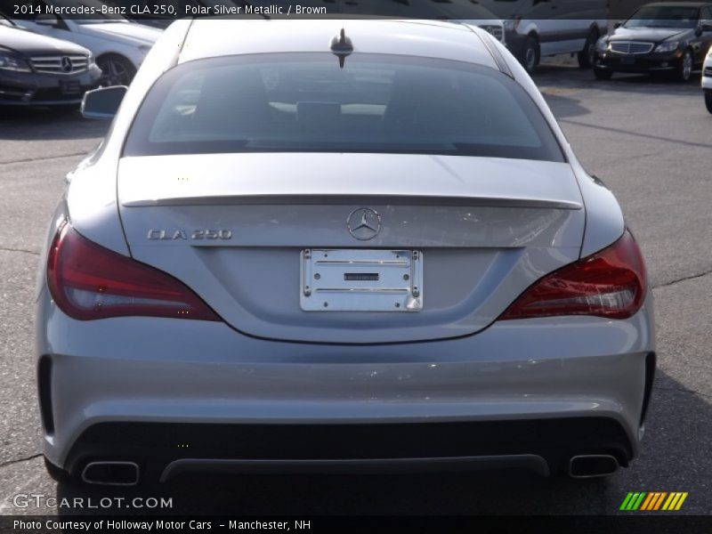 Polar Silver Metallic / Brown 2014 Mercedes-Benz CLA 250