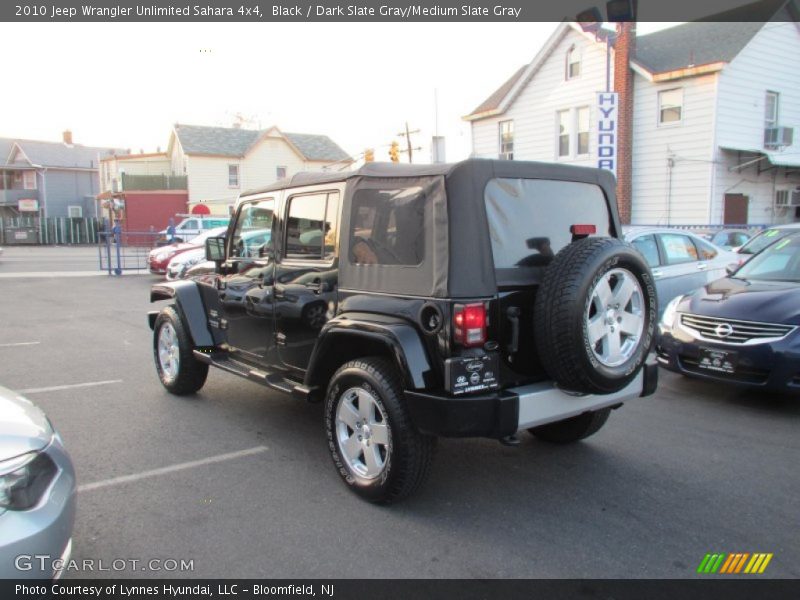 Black / Dark Slate Gray/Medium Slate Gray 2010 Jeep Wrangler Unlimited Sahara 4x4