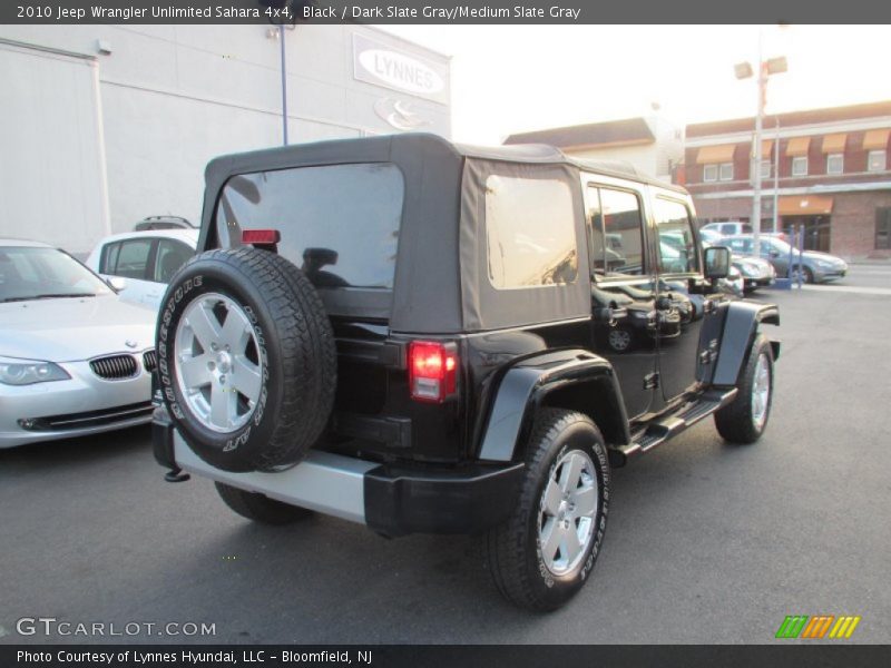 Black / Dark Slate Gray/Medium Slate Gray 2010 Jeep Wrangler Unlimited Sahara 4x4