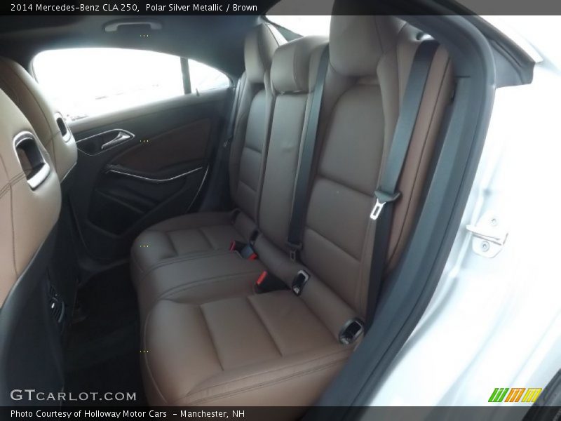 Polar Silver Metallic / Brown 2014 Mercedes-Benz CLA 250
