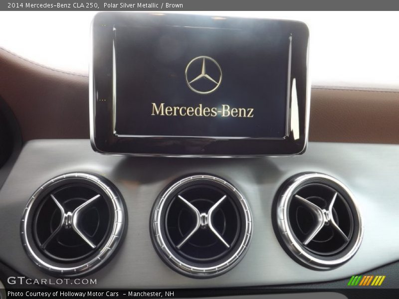 Polar Silver Metallic / Brown 2014 Mercedes-Benz CLA 250