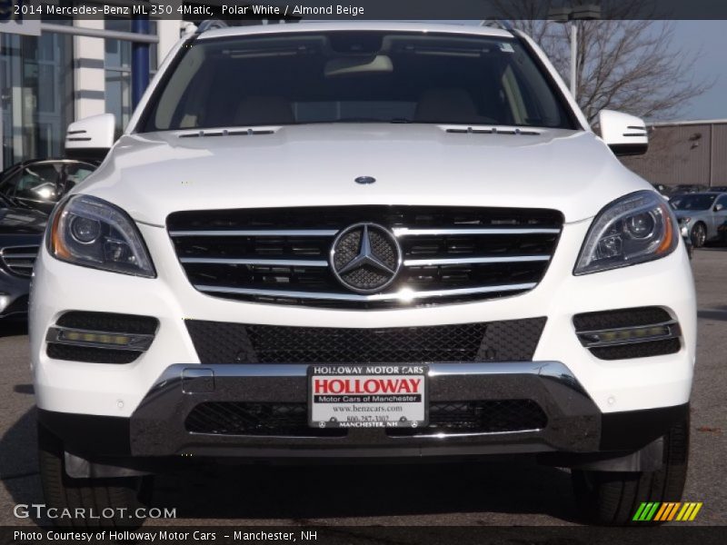 Polar White / Almond Beige 2014 Mercedes-Benz ML 350 4Matic