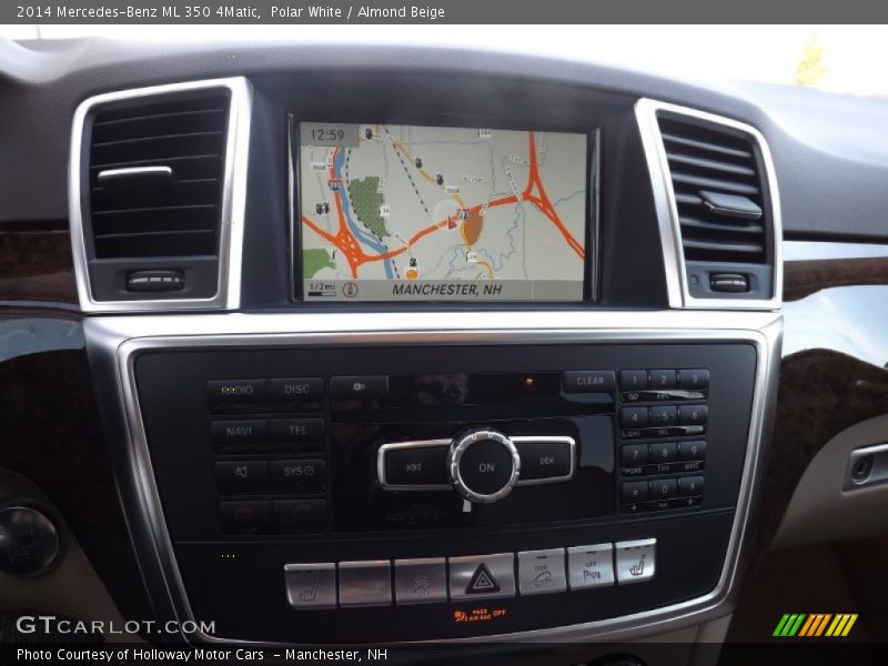 Polar White / Almond Beige 2014 Mercedes-Benz ML 350 4Matic