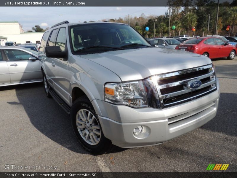 Ingot Silver / Stone 2013 Ford Expedition XLT