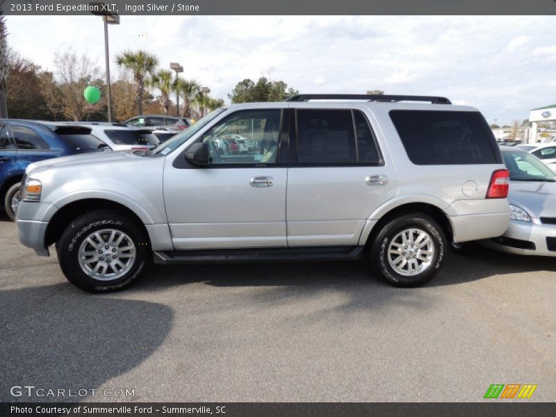 Ingot Silver / Stone 2013 Ford Expedition XLT
