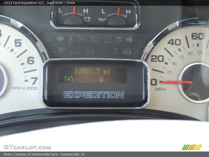 Ingot Silver / Stone 2013 Ford Expedition XLT