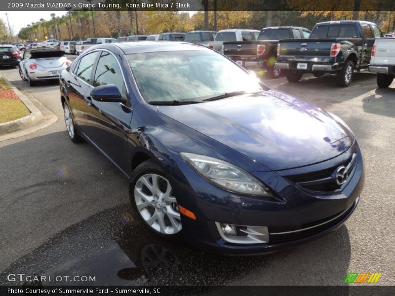 Kona Blue Mica / Black 2009 Mazda MAZDA6 s Grand Touring