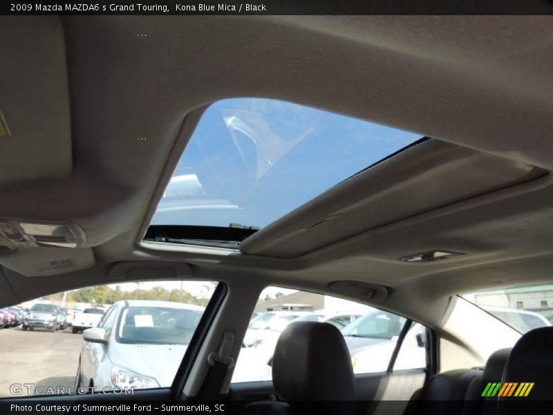 Kona Blue Mica / Black 2009 Mazda MAZDA6 s Grand Touring