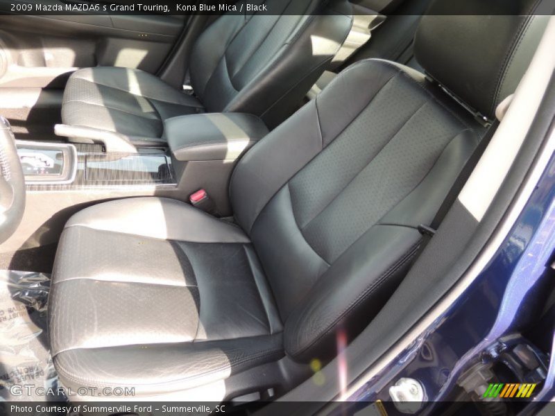 Kona Blue Mica / Black 2009 Mazda MAZDA6 s Grand Touring