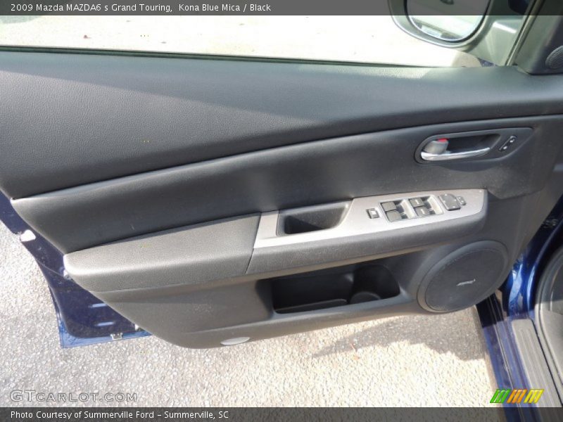 Kona Blue Mica / Black 2009 Mazda MAZDA6 s Grand Touring