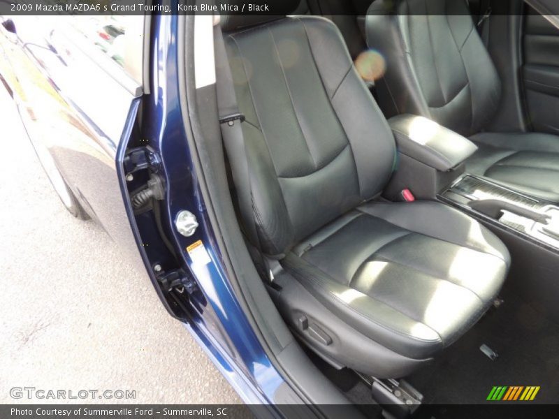 Kona Blue Mica / Black 2009 Mazda MAZDA6 s Grand Touring
