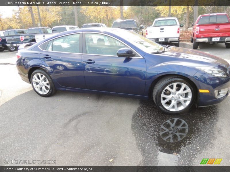 Kona Blue Mica / Black 2009 Mazda MAZDA6 s Grand Touring