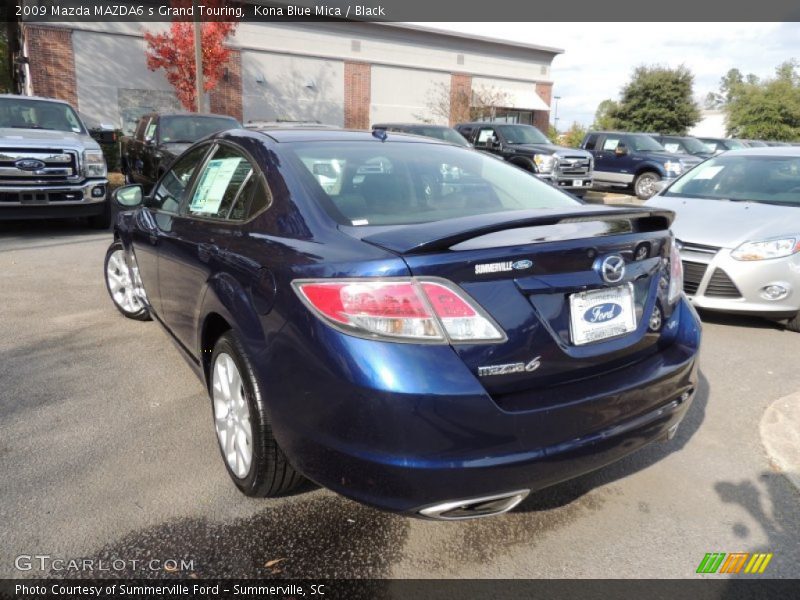 Kona Blue Mica / Black 2009 Mazda MAZDA6 s Grand Touring