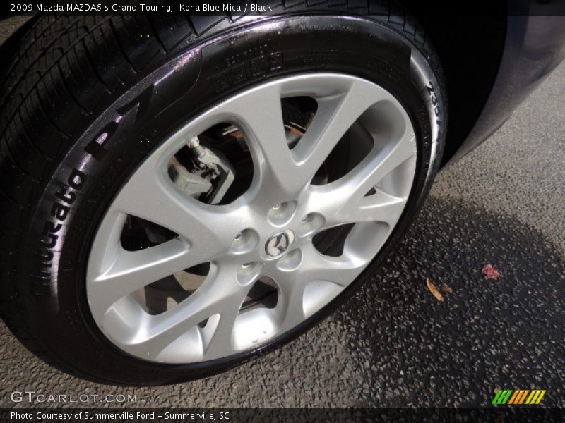 Kona Blue Mica / Black 2009 Mazda MAZDA6 s Grand Touring