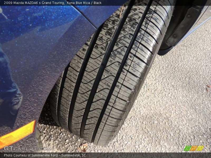 Kona Blue Mica / Black 2009 Mazda MAZDA6 s Grand Touring