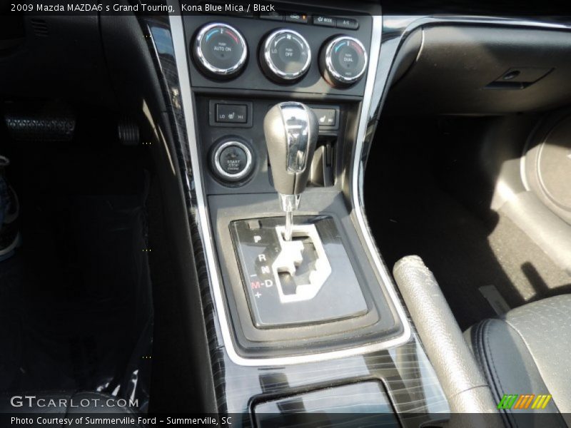 Kona Blue Mica / Black 2009 Mazda MAZDA6 s Grand Touring