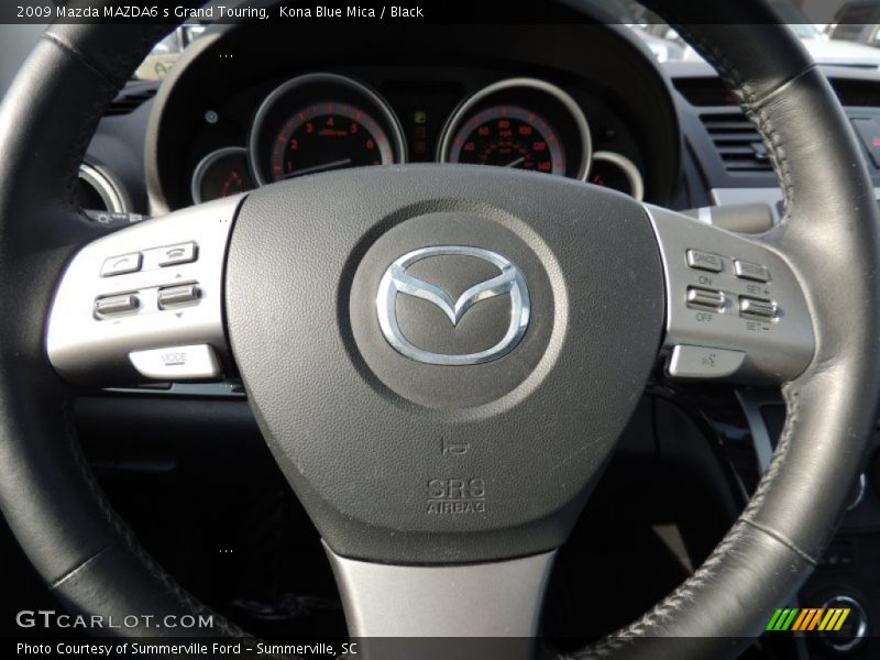 Kona Blue Mica / Black 2009 Mazda MAZDA6 s Grand Touring