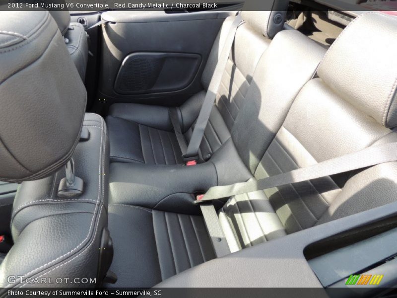 Red Candy Metallic / Charcoal Black 2012 Ford Mustang V6 Convertible