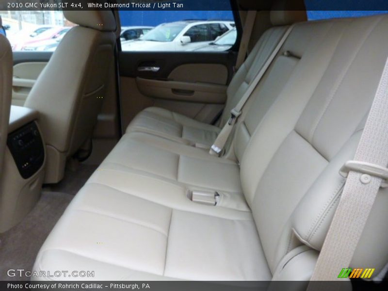 White Diamond Tricoat / Light Tan 2010 GMC Yukon SLT 4x4