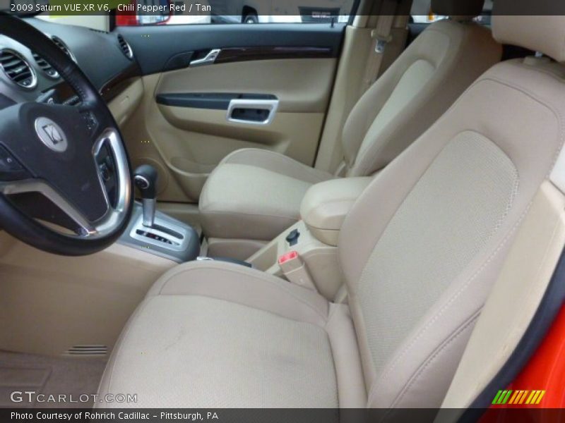 Chili Pepper Red / Tan 2009 Saturn VUE XR V6