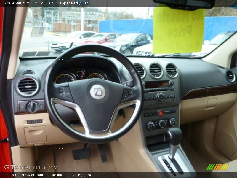 Chili Pepper Red / Tan 2009 Saturn VUE XR V6