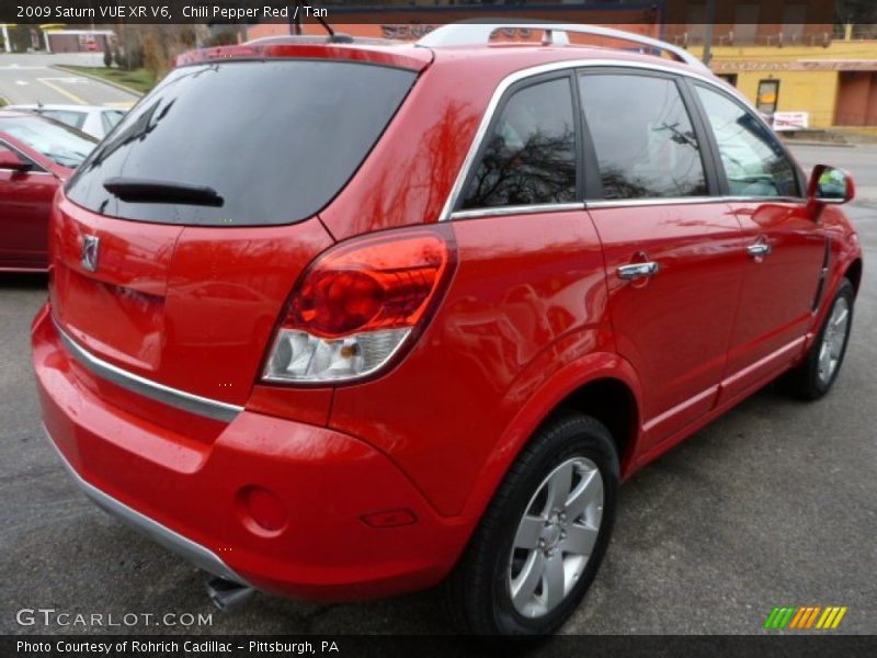 Chili Pepper Red / Tan 2009 Saturn VUE XR V6