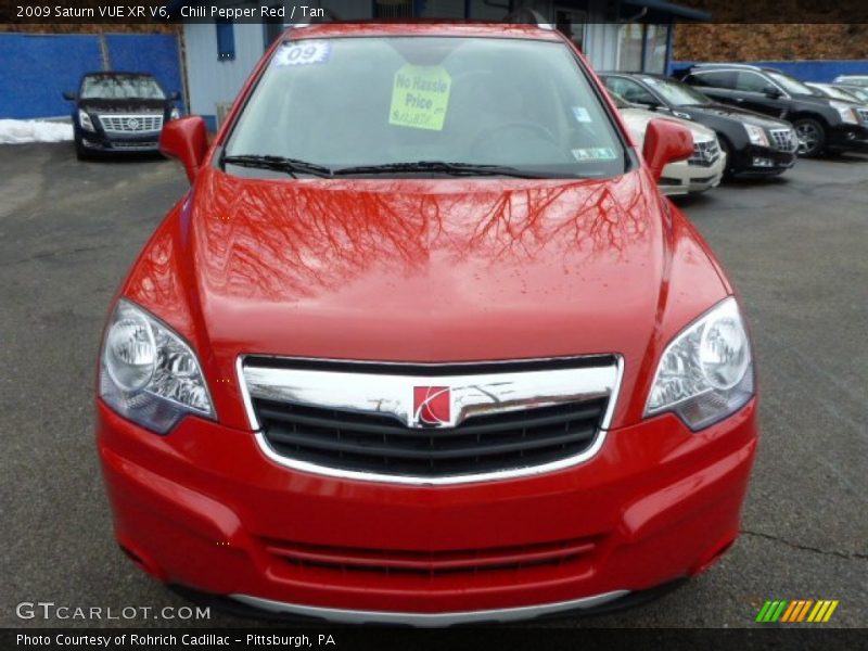 Chili Pepper Red / Tan 2009 Saturn VUE XR V6