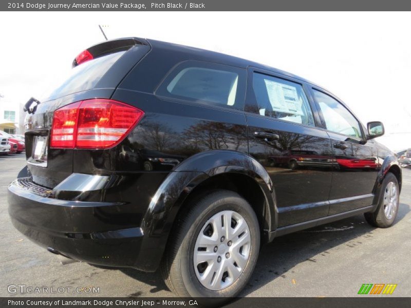 Pitch Black / Black 2014 Dodge Journey Amercian Value Package