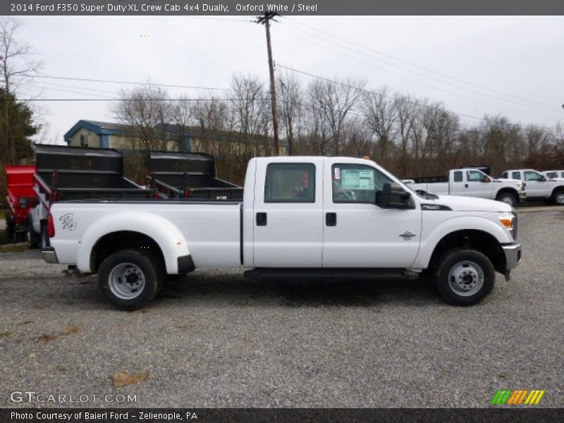  2014 F350 Super Duty XL Crew Cab 4x4 Dually Oxford White