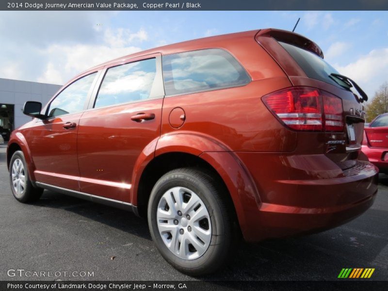 Copper Pearl / Black 2014 Dodge Journey Amercian Value Package