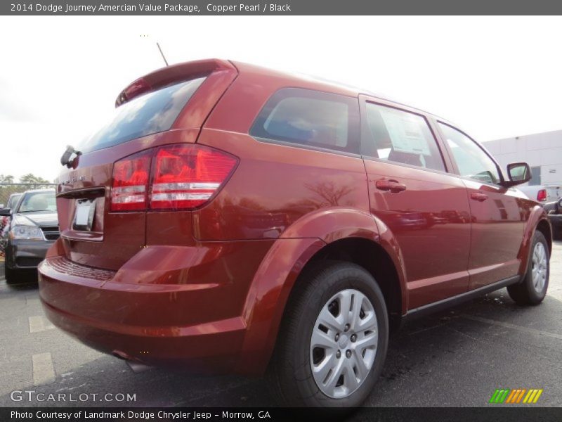 Copper Pearl / Black 2014 Dodge Journey Amercian Value Package