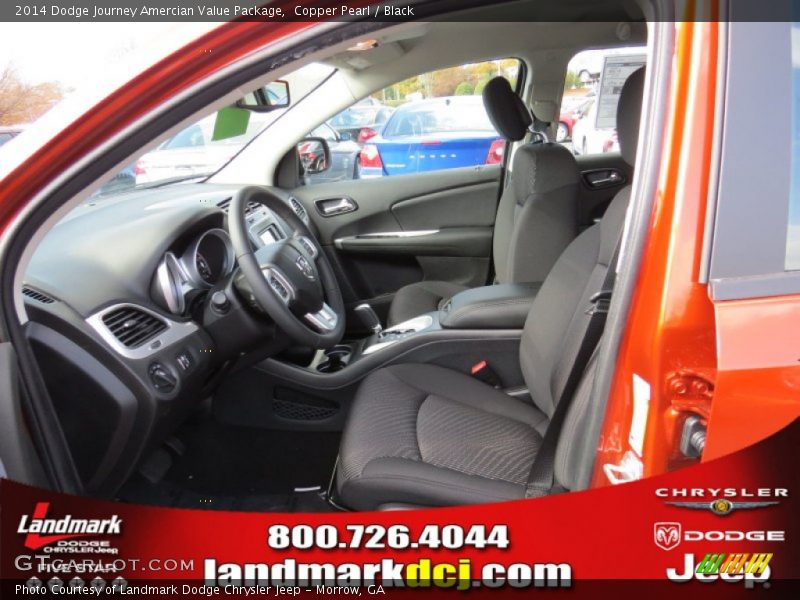 Copper Pearl / Black 2014 Dodge Journey Amercian Value Package