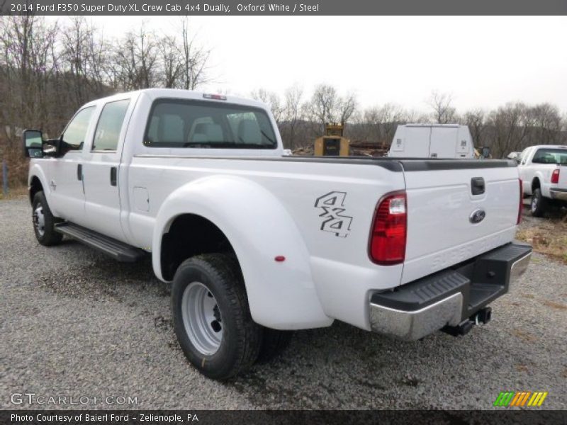 Oxford White / Steel 2014 Ford F350 Super Duty XL Crew Cab 4x4 Dually