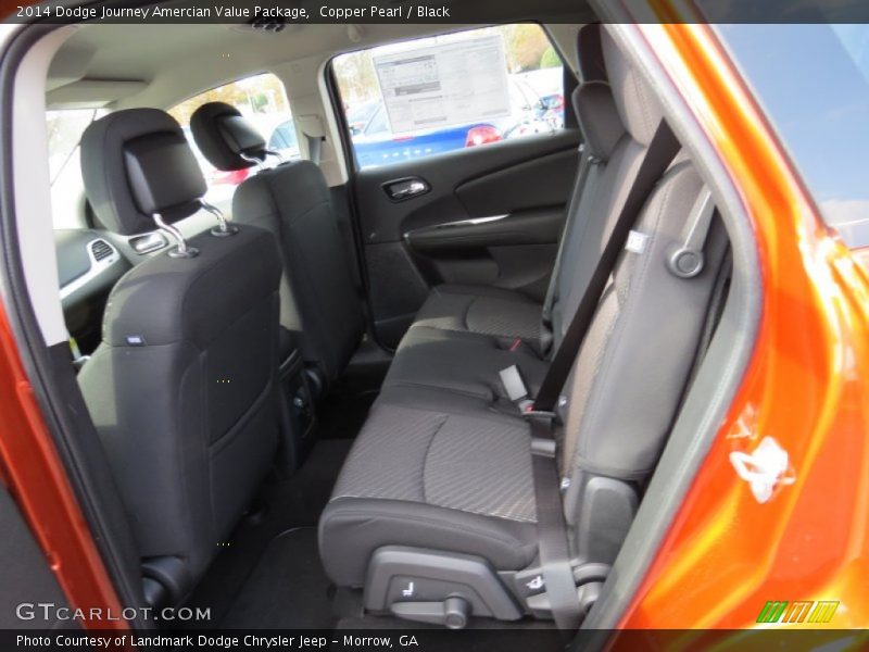 Copper Pearl / Black 2014 Dodge Journey Amercian Value Package