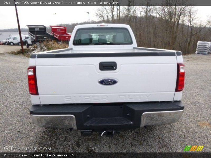Oxford White / Steel 2014 Ford F350 Super Duty XL Crew Cab 4x4 Dually