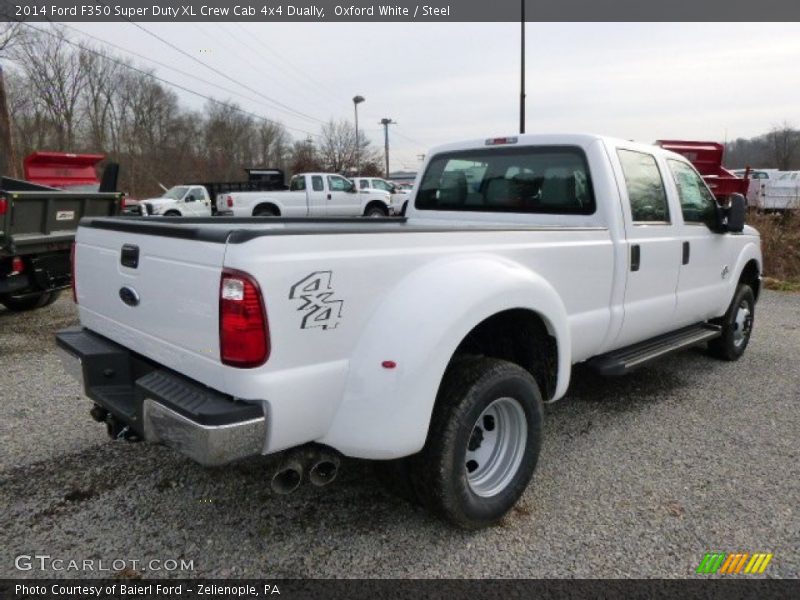 Oxford White / Steel 2014 Ford F350 Super Duty XL Crew Cab 4x4 Dually
