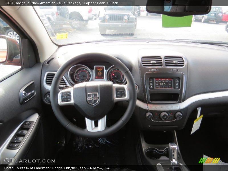 Copper Pearl / Black 2014 Dodge Journey Amercian Value Package
