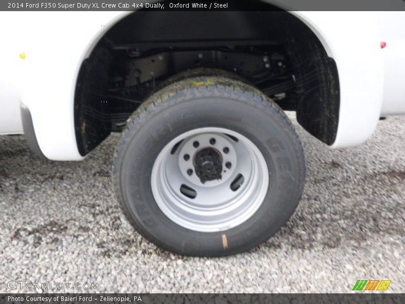 Oxford White / Steel 2014 Ford F350 Super Duty XL Crew Cab 4x4 Dually