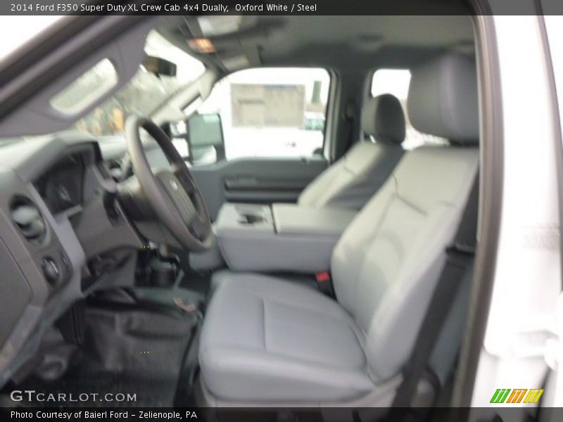 Oxford White / Steel 2014 Ford F350 Super Duty XL Crew Cab 4x4 Dually