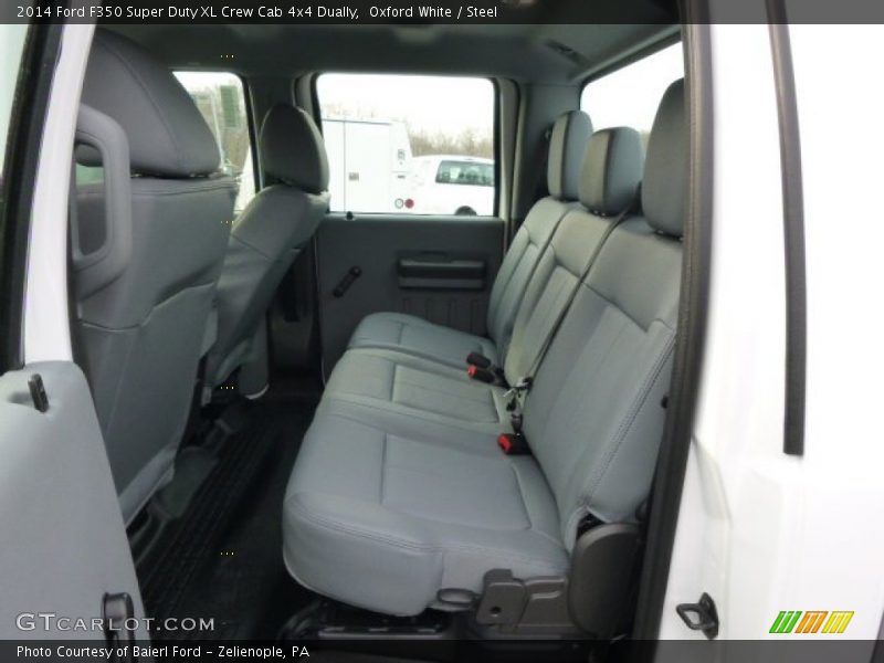 Oxford White / Steel 2014 Ford F350 Super Duty XL Crew Cab 4x4 Dually
