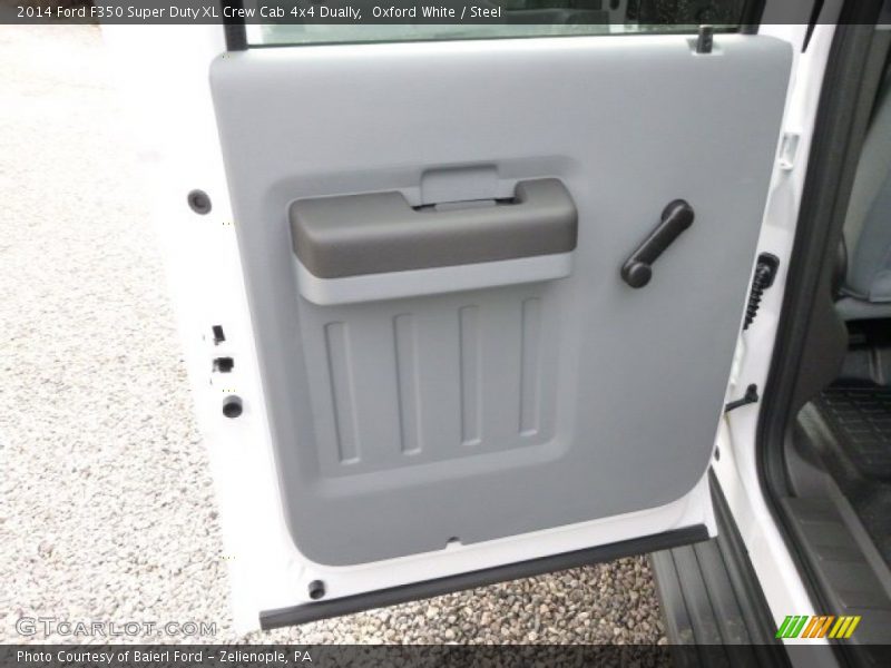 Oxford White / Steel 2014 Ford F350 Super Duty XL Crew Cab 4x4 Dually