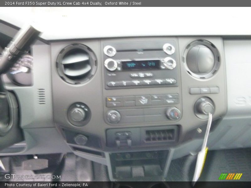 Oxford White / Steel 2014 Ford F350 Super Duty XL Crew Cab 4x4 Dually