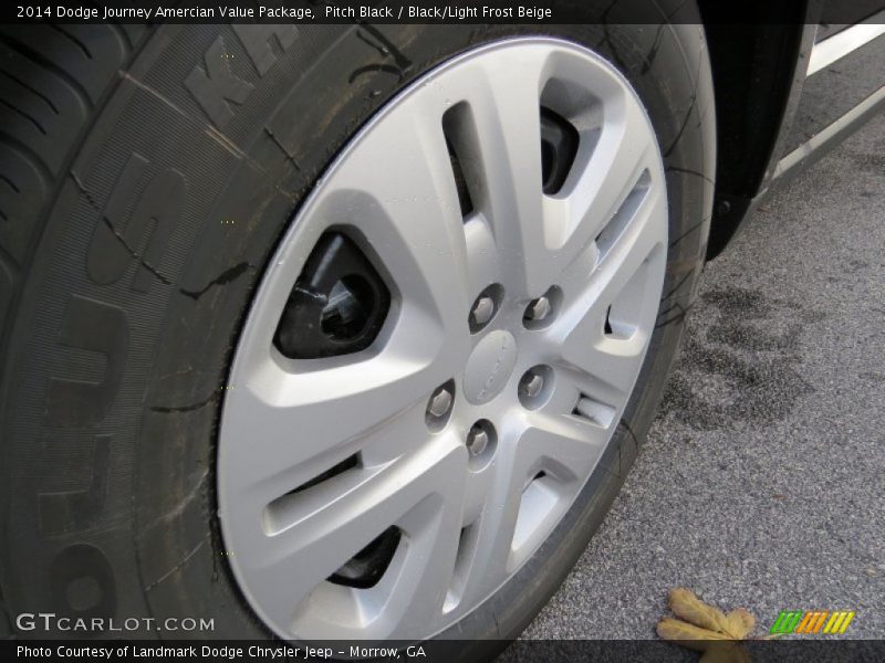 Pitch Black / Black/Light Frost Beige 2014 Dodge Journey Amercian Value Package