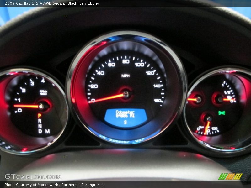 Black Ice / Ebony 2009 Cadillac CTS 4 AWD Sedan