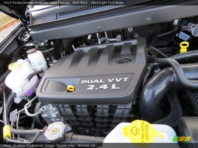 Pitch Black / Black/Light Frost Beige 2014 Dodge Journey Amercian Value Package