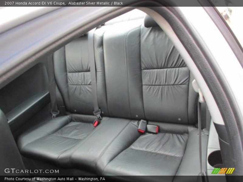 Alabaster Silver Metallic / Black 2007 Honda Accord EX V6 Coupe