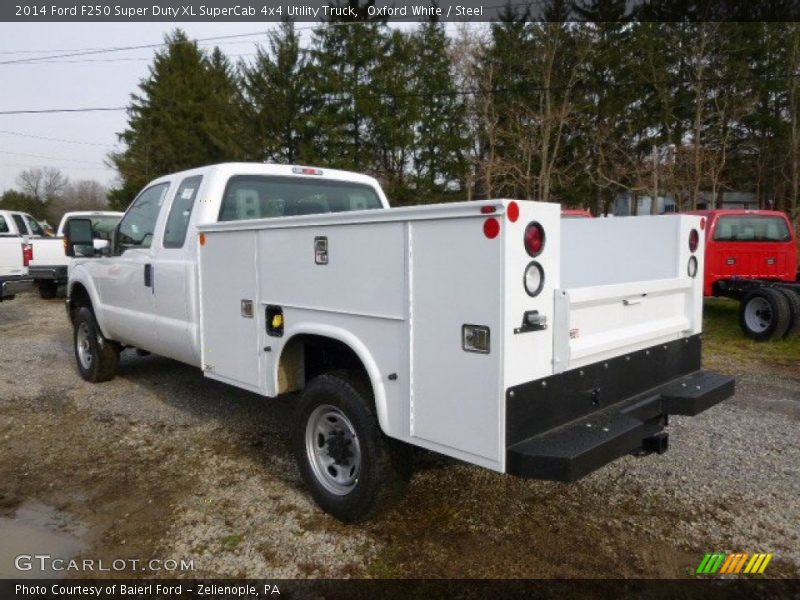 Oxford White / Steel 2014 Ford F250 Super Duty XL SuperCab 4x4 Utility Truck